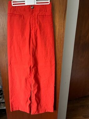 Maeve Colllette High-Waist Wide-Leg Pants